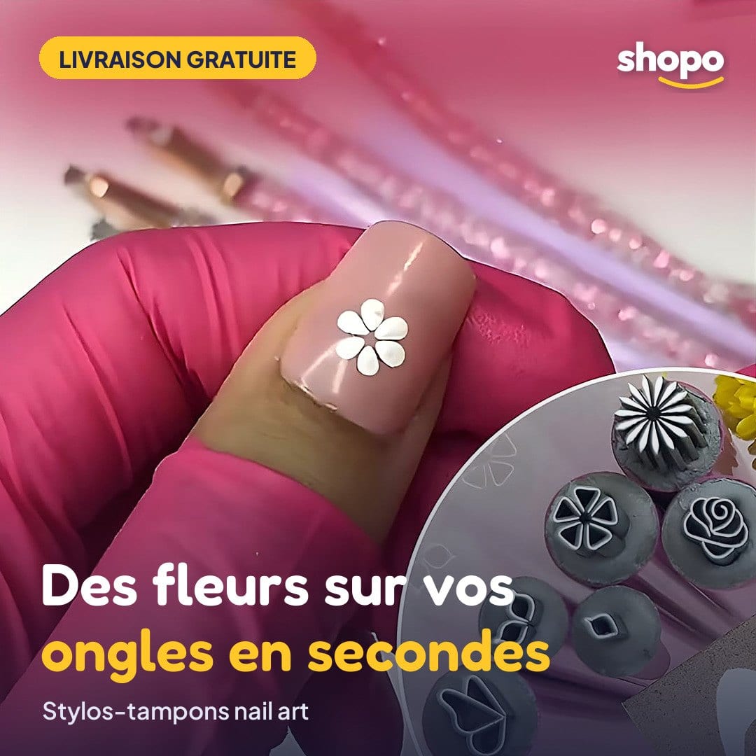 Stylos-tampons nail art à motifs, photo 1