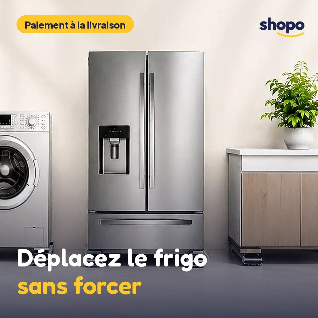 Support à roulettes réglable pour meubles et électroménager, photo 1