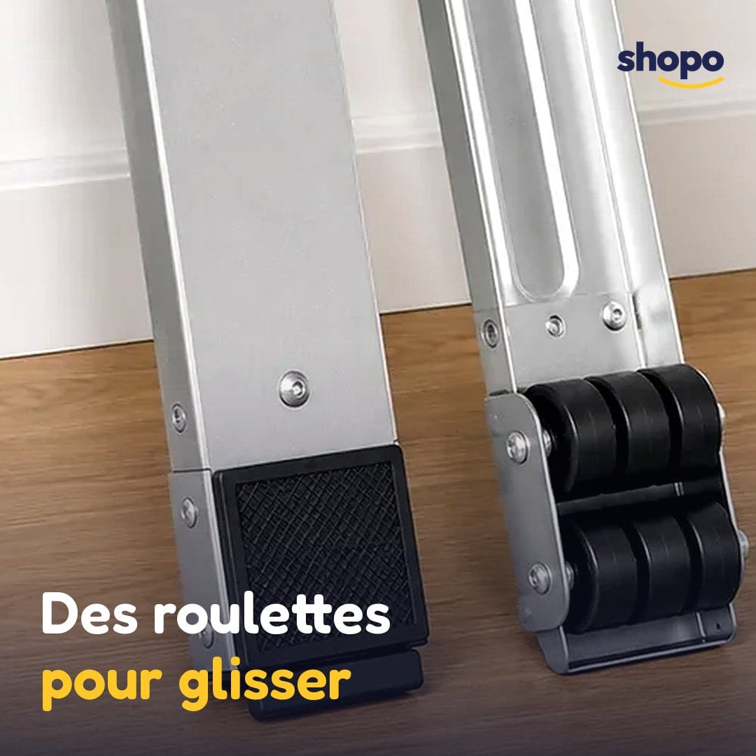 Support à roulettes réglable pour meubles et électroménager, photo 5