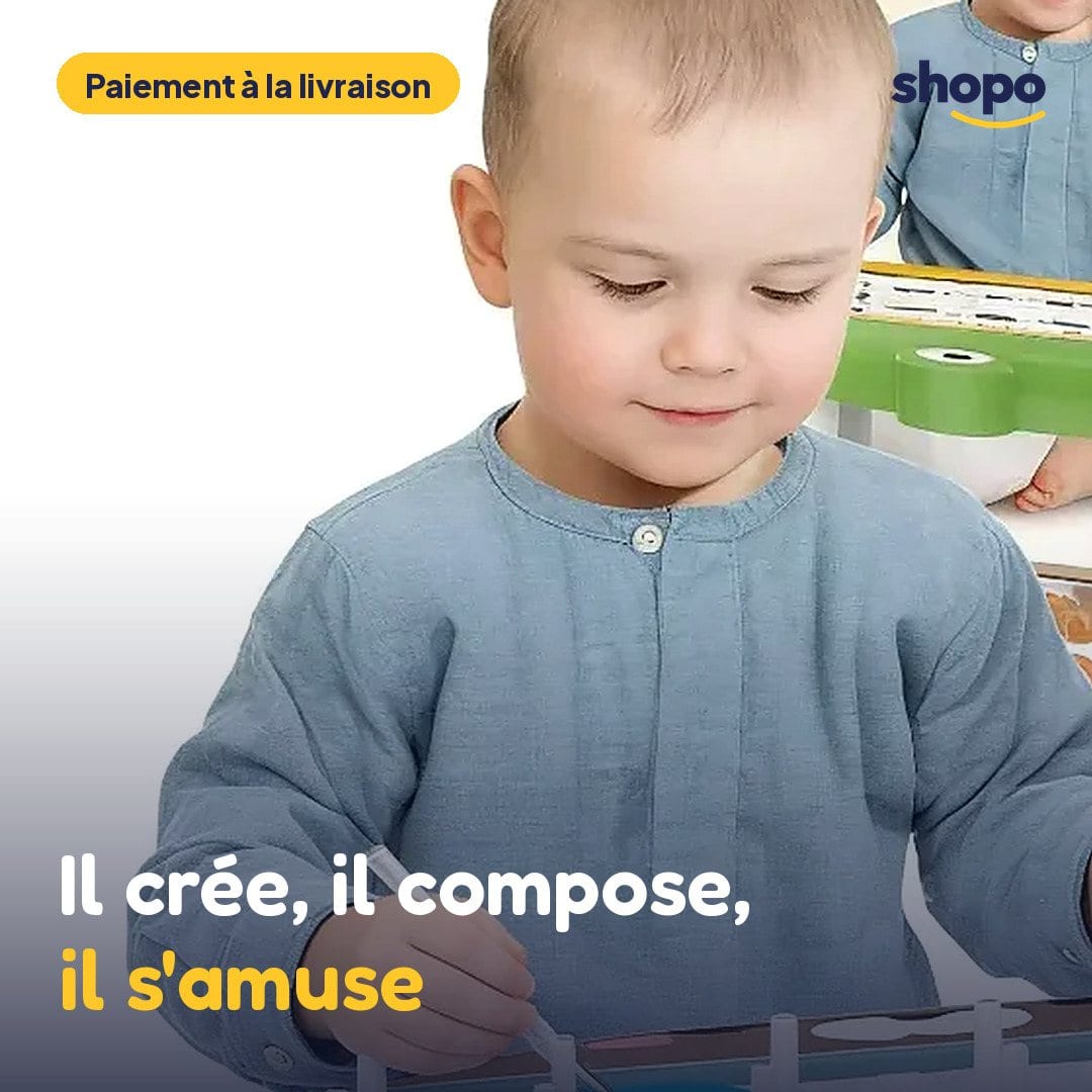 Table de dessin magnétique pour enfants, 2 modes, photo 1