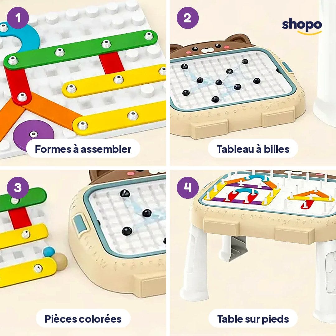 Table de dessin magnétique pour enfants, 2 modes, photo 3