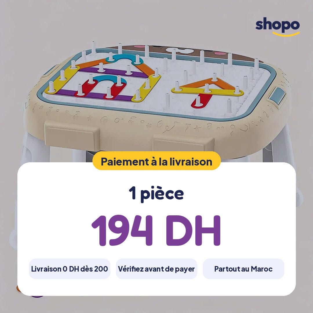 Table de dessin magnétique pour enfants, 2 modes, photo 6