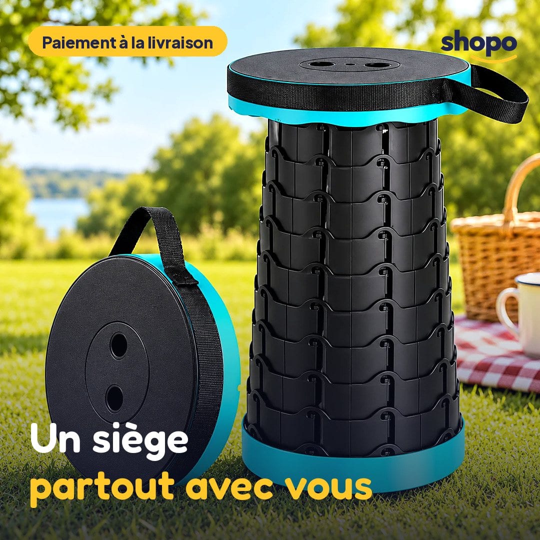 Tabouret pliable réglable portable, 6,5 à 45 cm, photo 1