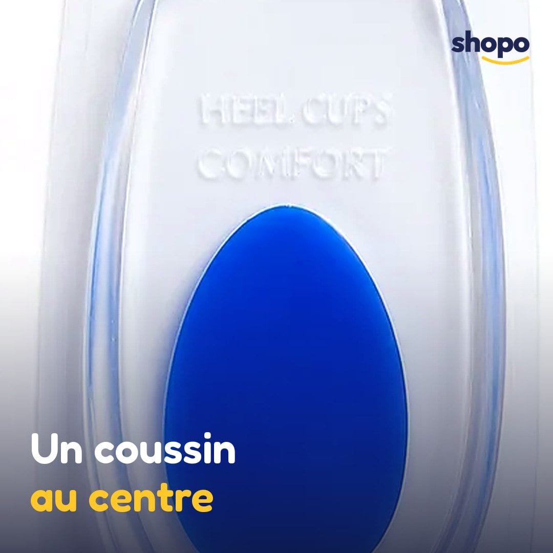Talonnettes en silicone avec coussin bleu, 1 paire, photo 4
