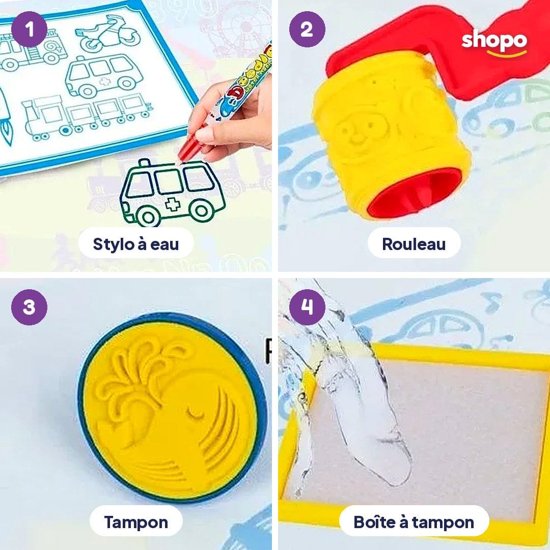 Tapis de dessin à l'eau pour enfants, photo 3