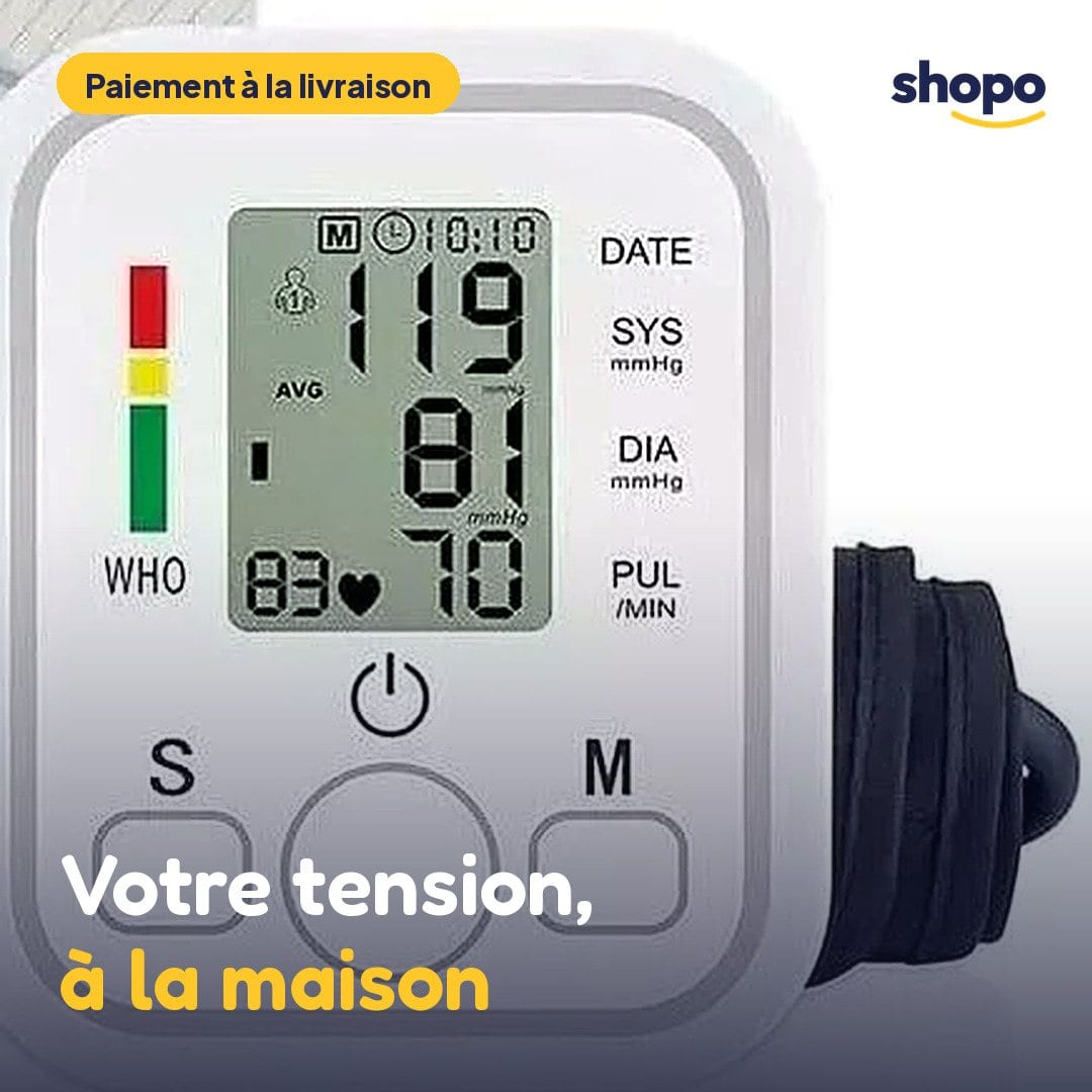 Tensiomètre électronique au bras, écran numérique, photo 1