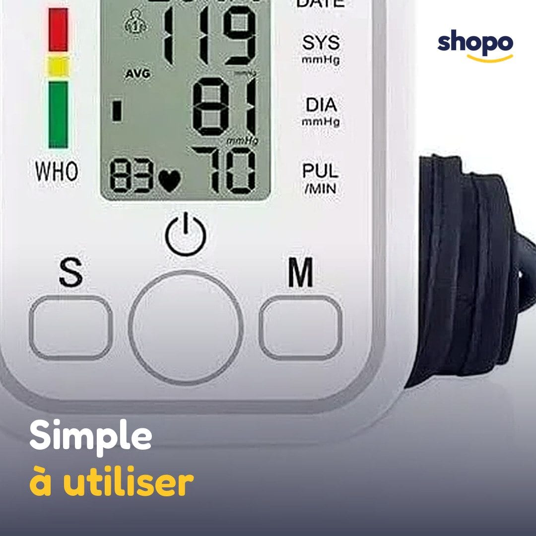 Tensiomètre électronique au bras, écran numérique, photo 5
