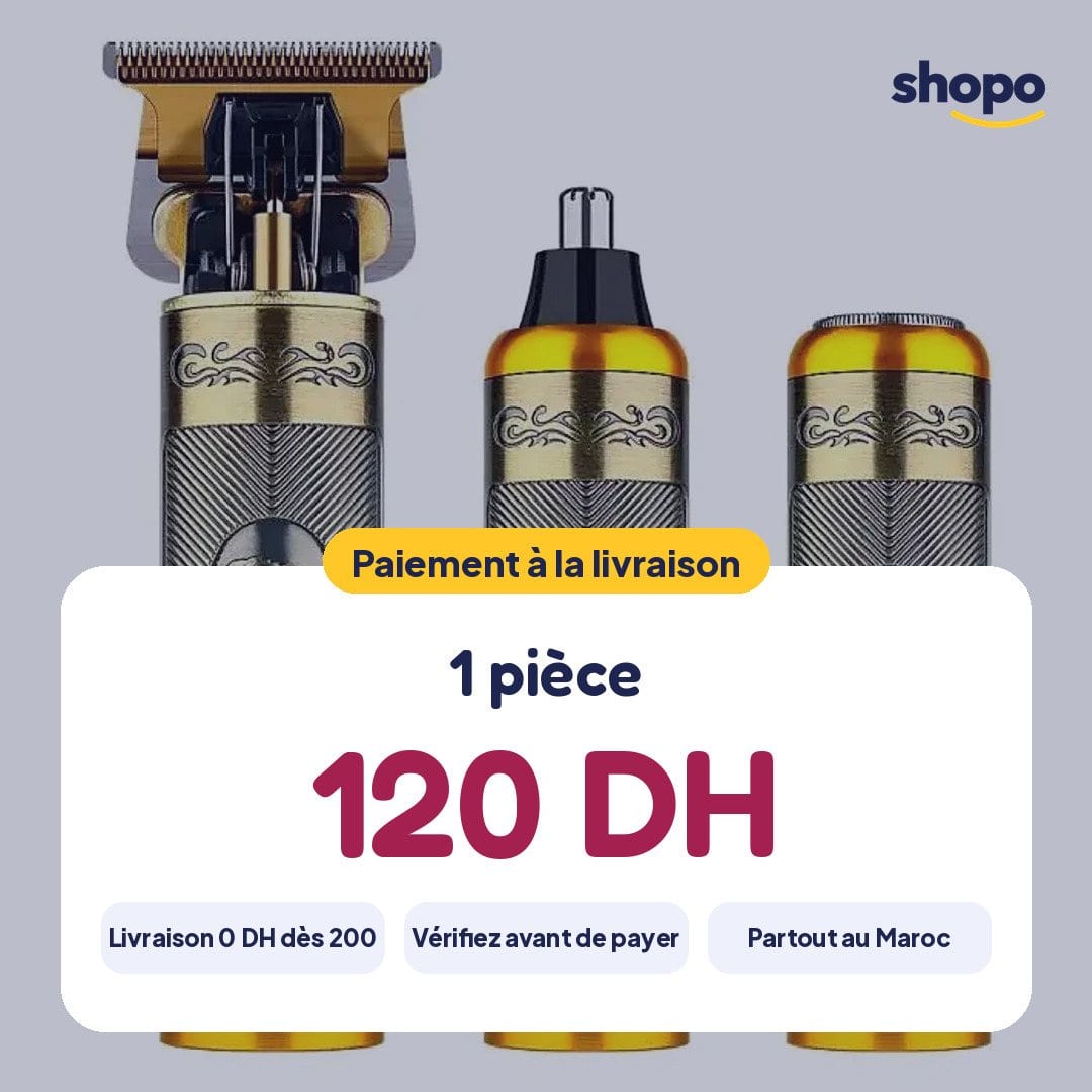 Tondeuse Daling dorée pour cheveux et barbe, photo 6