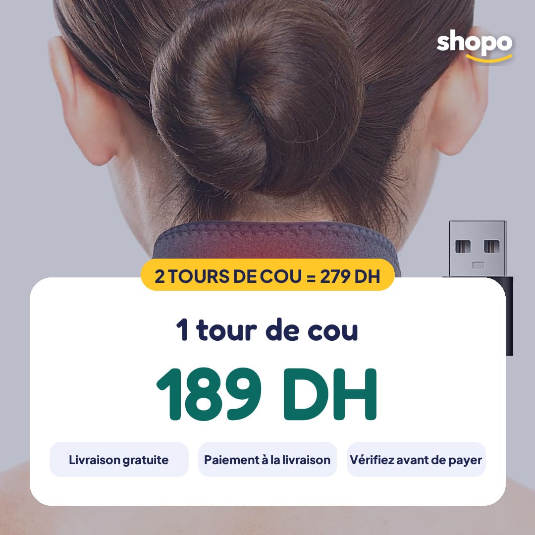 Tour de cou chauffant USB avec vibration, photo 6