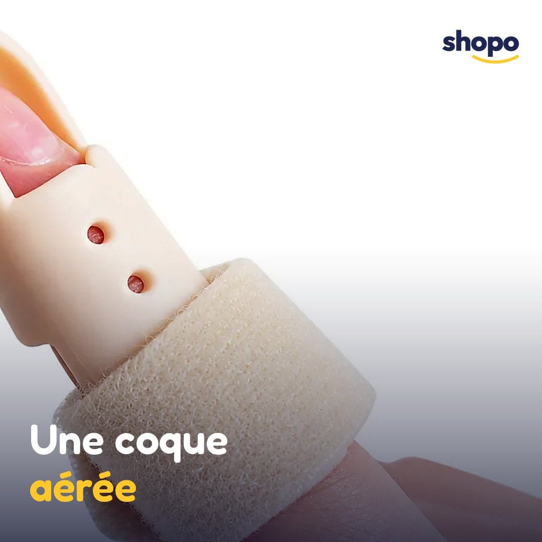 Attelle de doigt avec bande velcro, lot de 6, photo 4