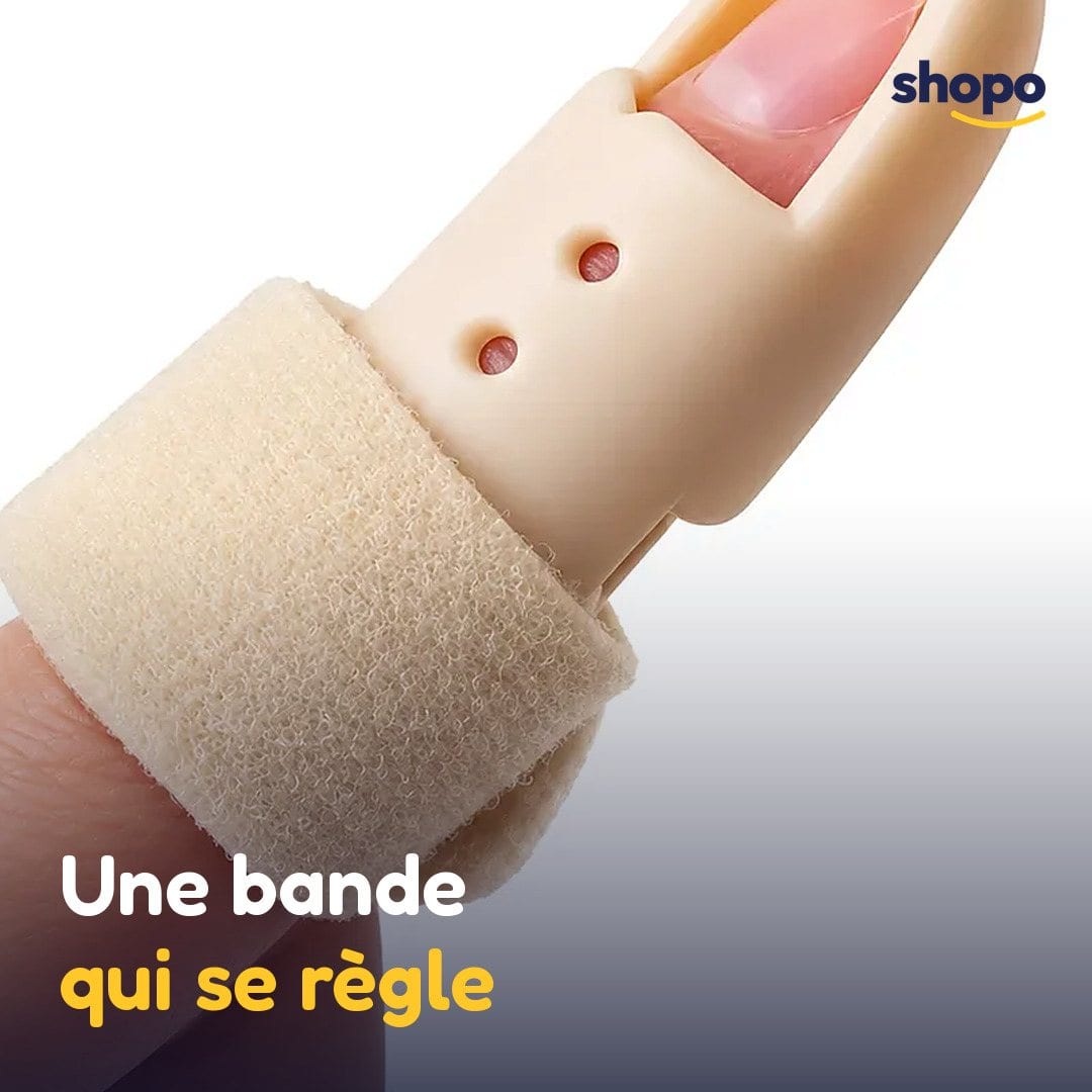 Attelle de doigt avec bande velcro, lot de 6, photo 5