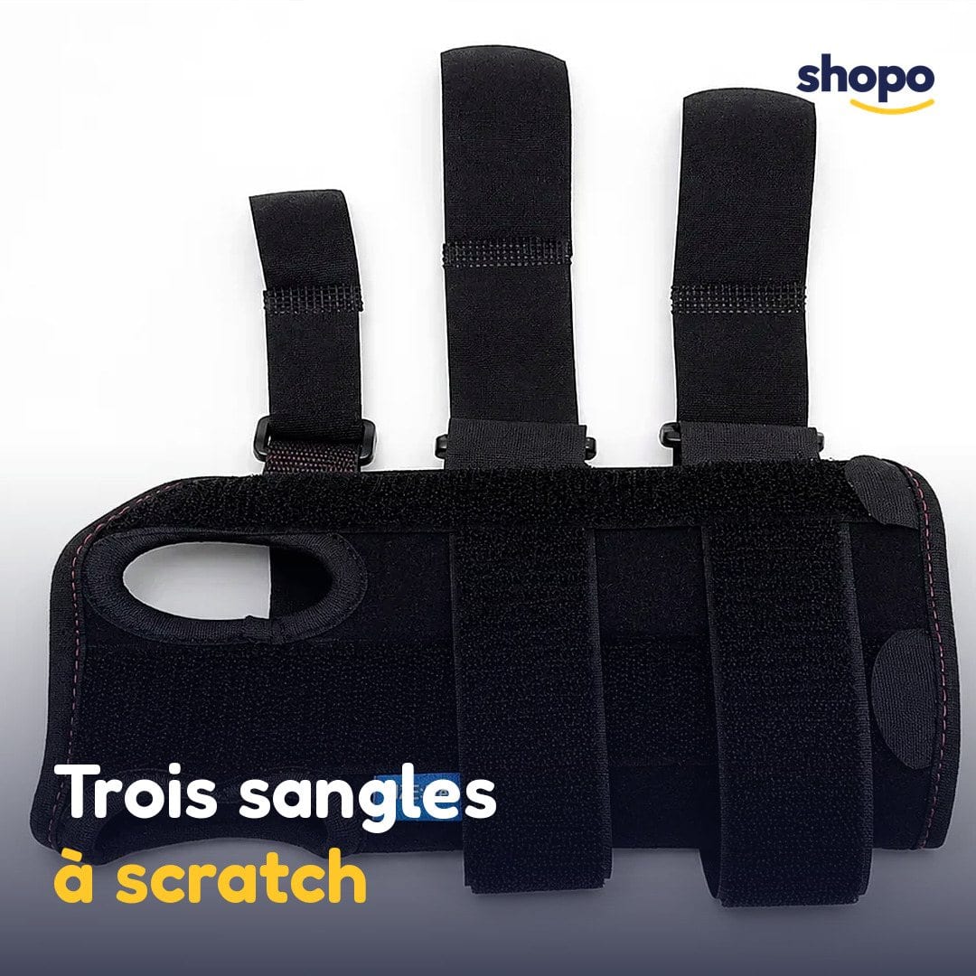 Attelle de poignet SIBOTE ST-7316, 3 sangles réglables, photo 4