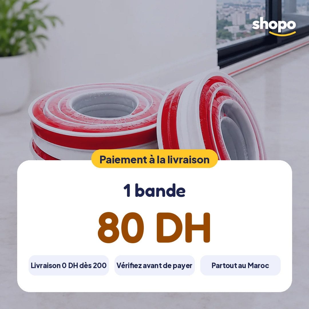 Bande anti-fuite flexible 2 m, eau et poussière, photo 6