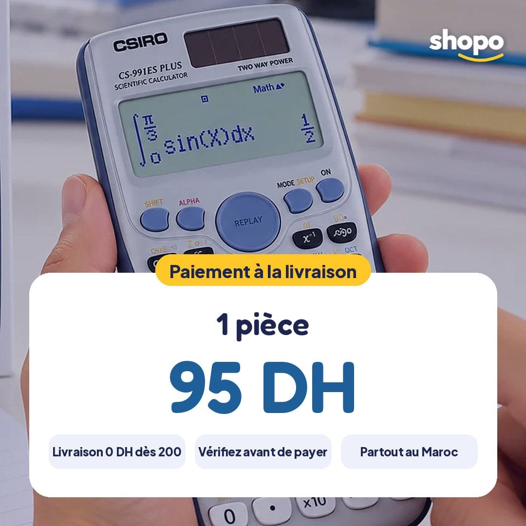 Calculatrice scientifique 991ES pour cours et exercices, photo 6