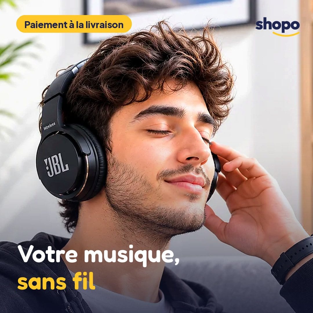 Casque Bluetooth sans fil avec radio FM et lecteur MP3, photo 1