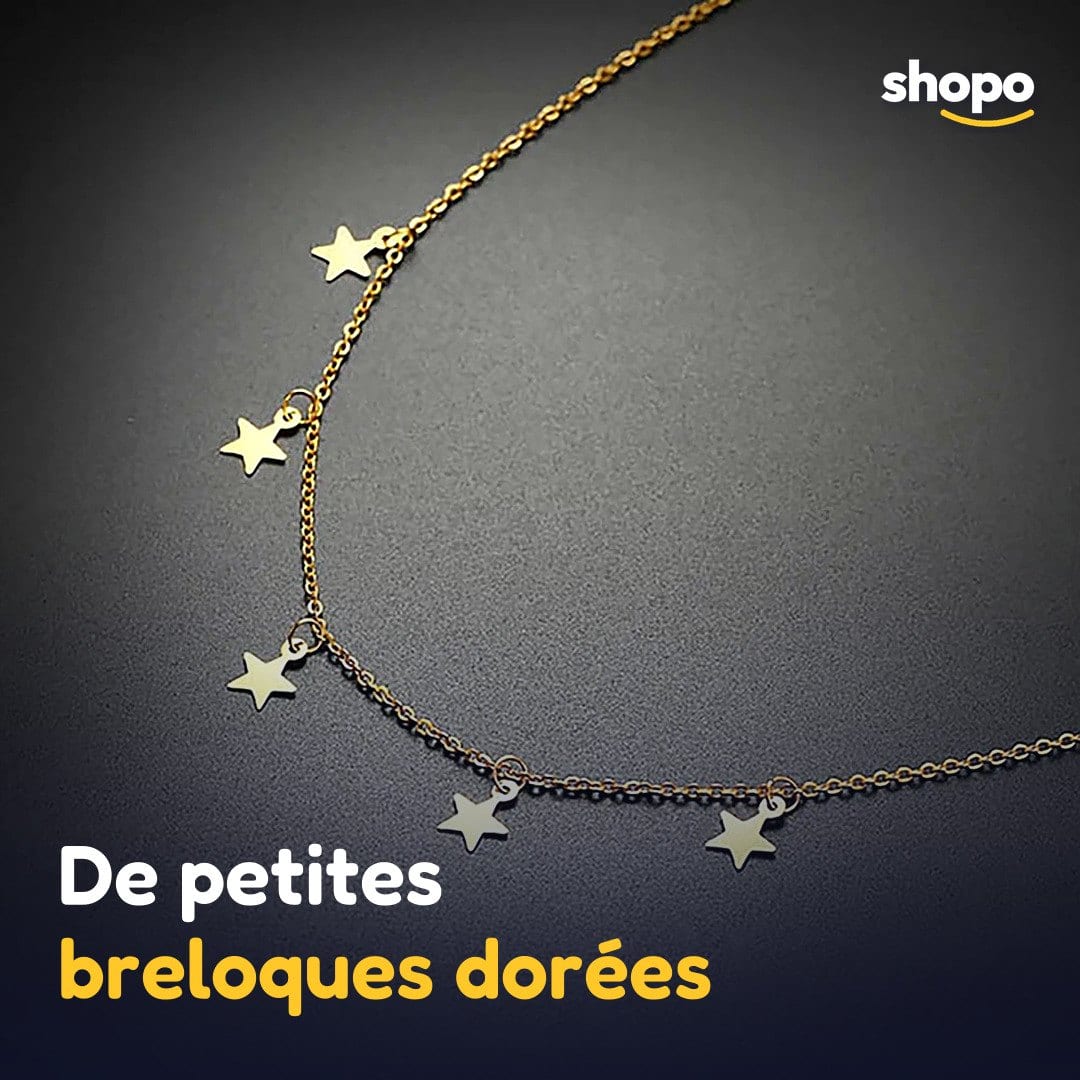 Chaîne de taille dorée à breloques, photo 5