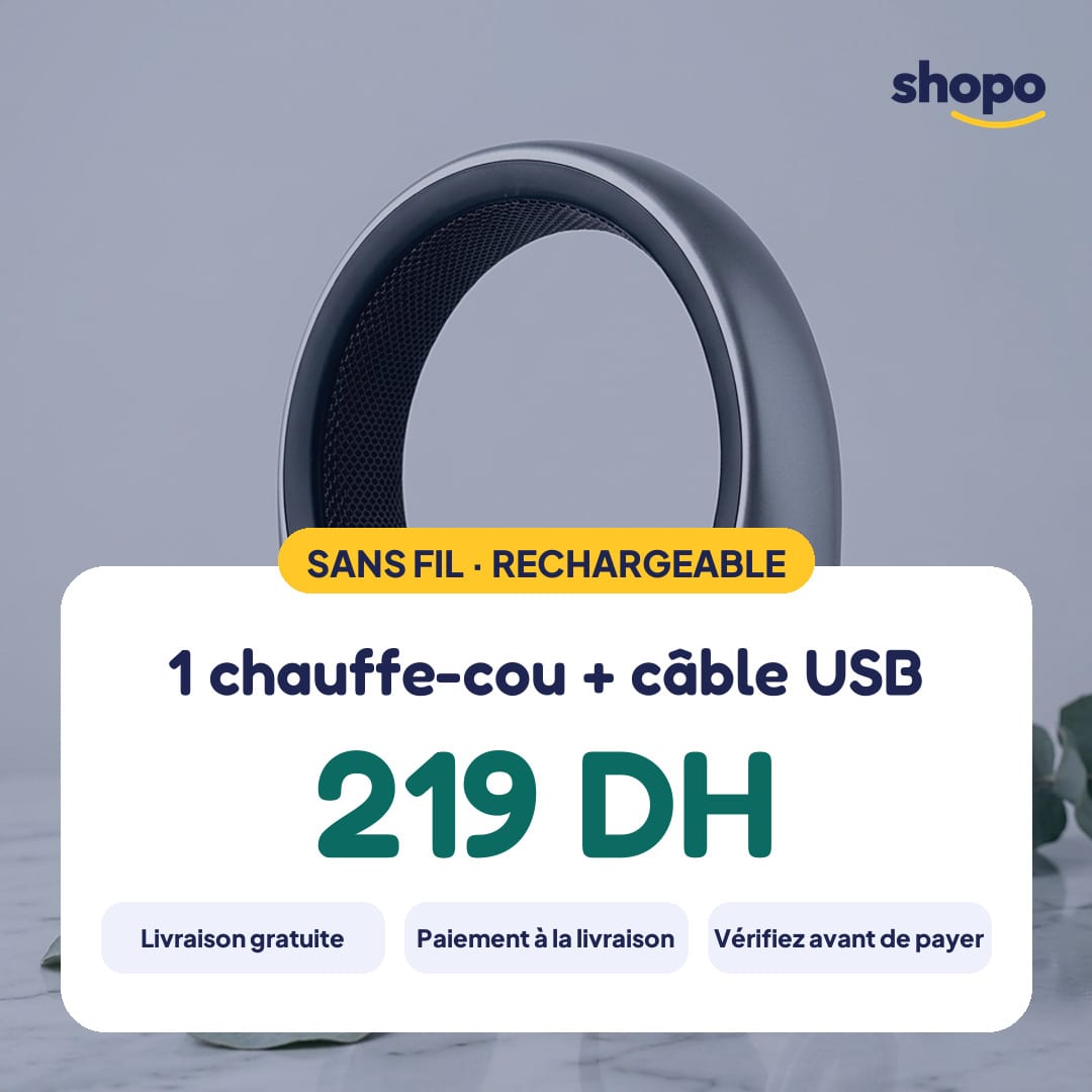 Chauffe-cou sans fil rechargeable, photo 6
