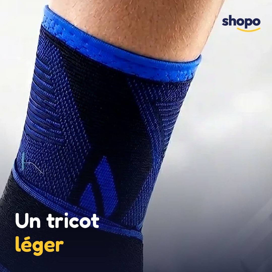 Chevillère de sport bleue avec sangle de maintien, photo 5