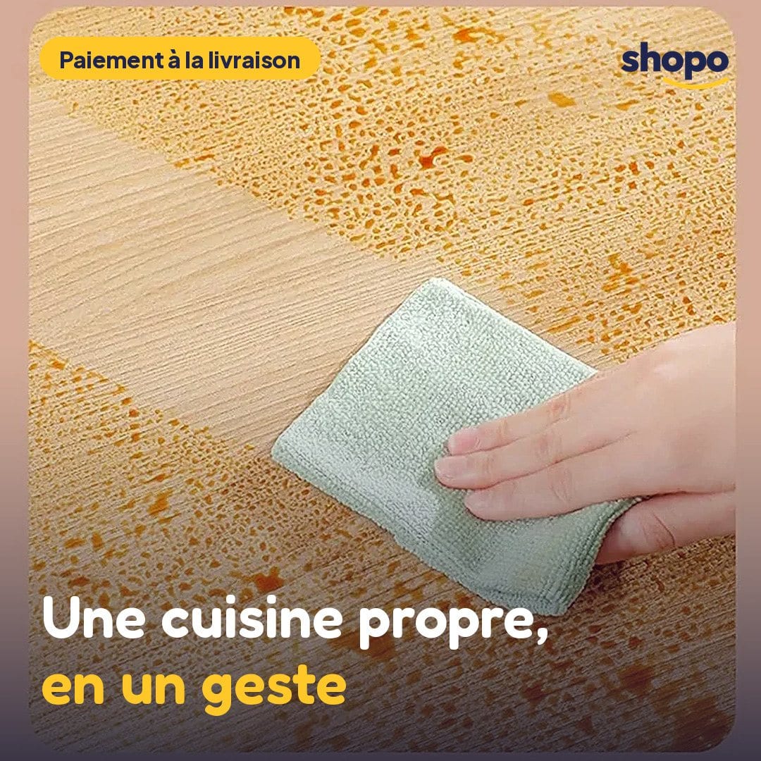 Lot de chiffons de nettoyage texturés pour cuisine, photo 1