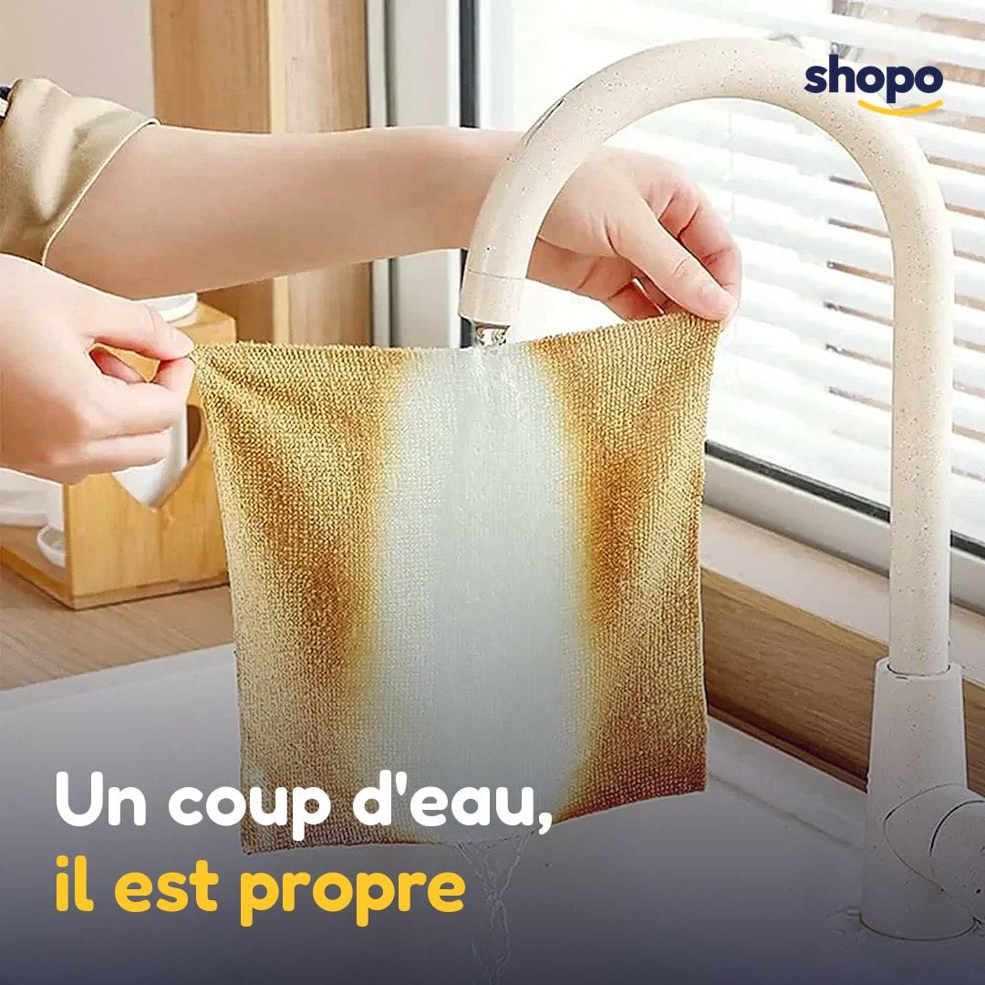 Lot de chiffons de nettoyage texturés pour cuisine, photo 4