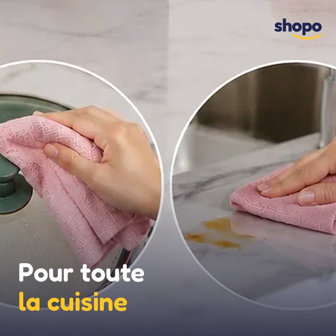 Lot de chiffons de nettoyage texturés pour cuisine, photo 5
