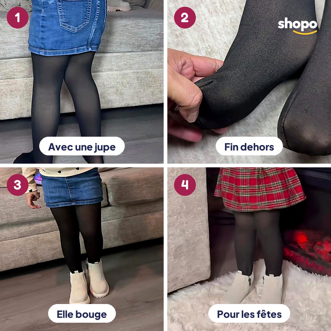 Collant polaire fille, photo 4
