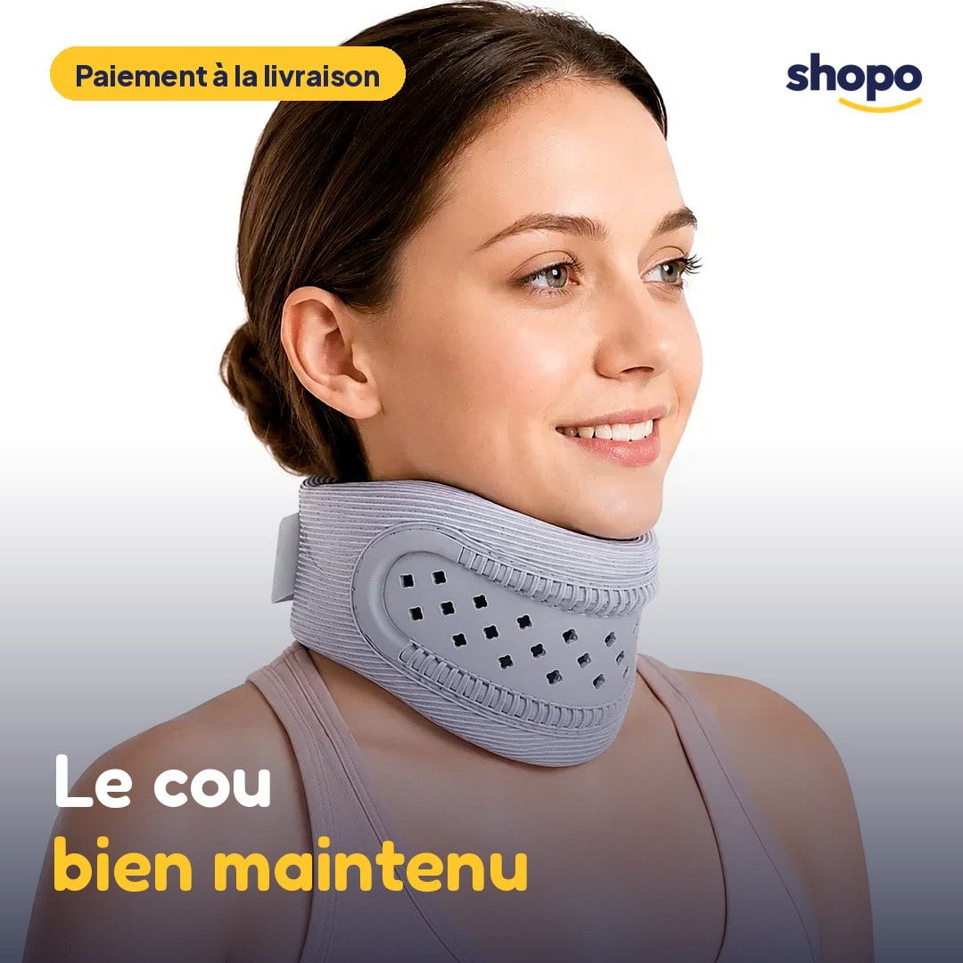 Collier cervical gris de maintien pour le cou, photo 1