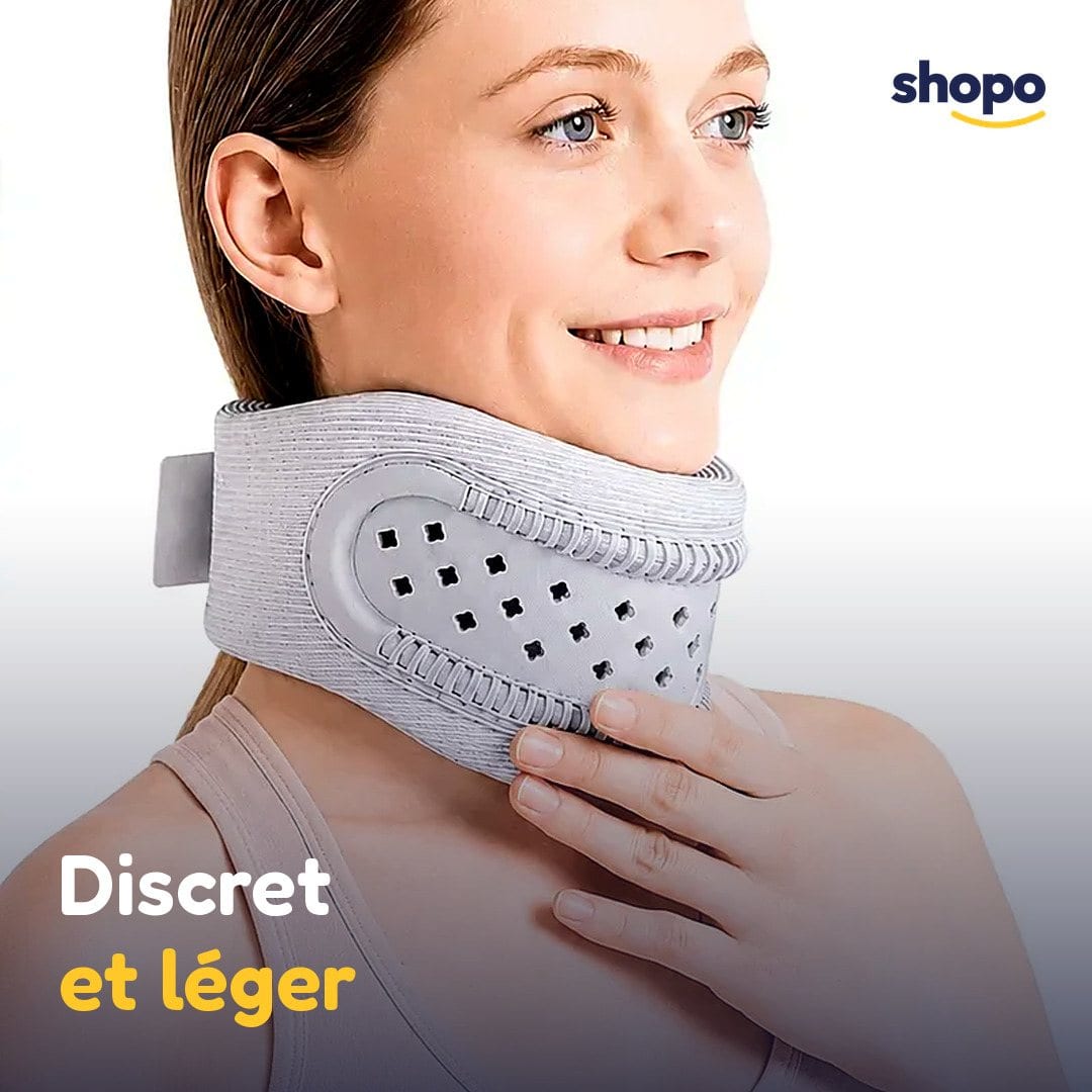 Collier cervical gris de maintien pour le cou, photo 5