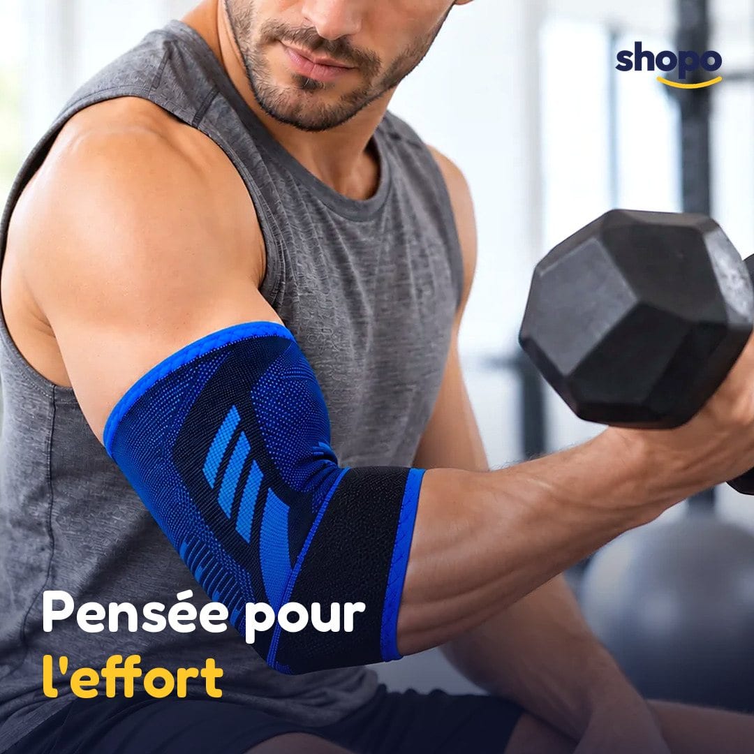 Coudière de sport bleue et noire avec sangle, photo 5