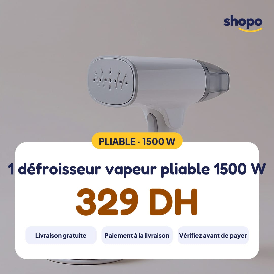 Défroisseur vapeur à main pliable 1500 W, photo 6