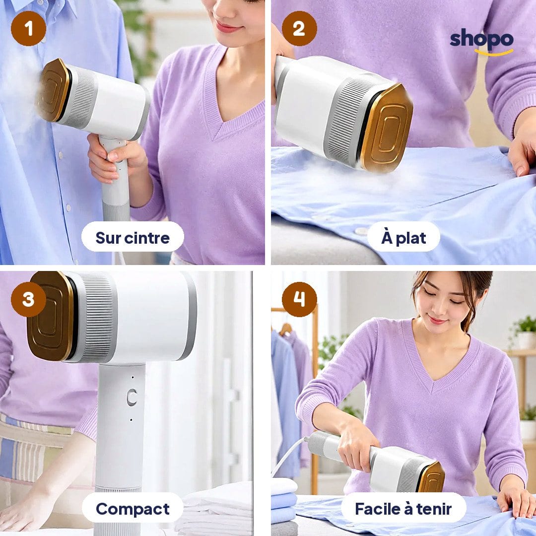 Défroisseur vapeur portable pour vêtements, photo 3