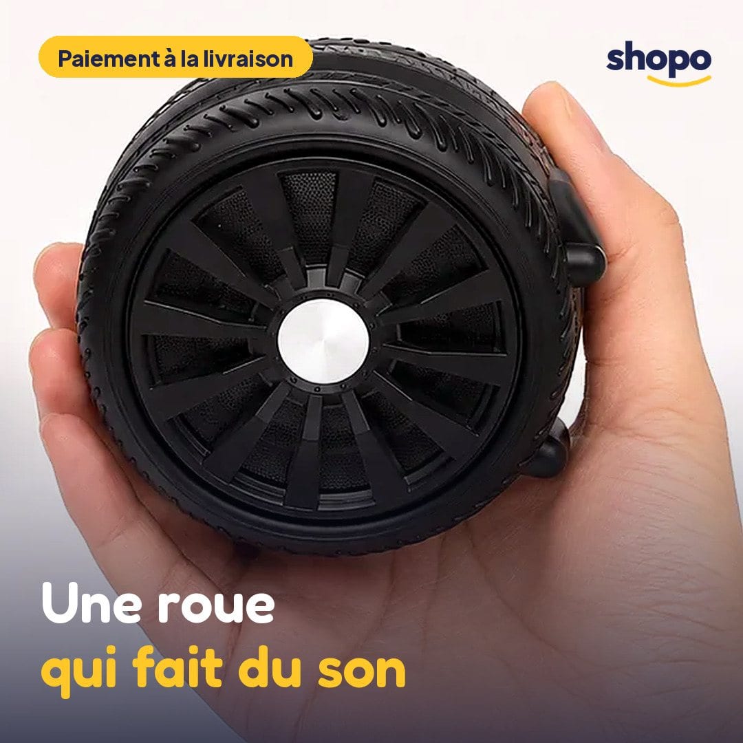 Enceinte Bluetooth portable en forme de roue S70U-1, photo 1