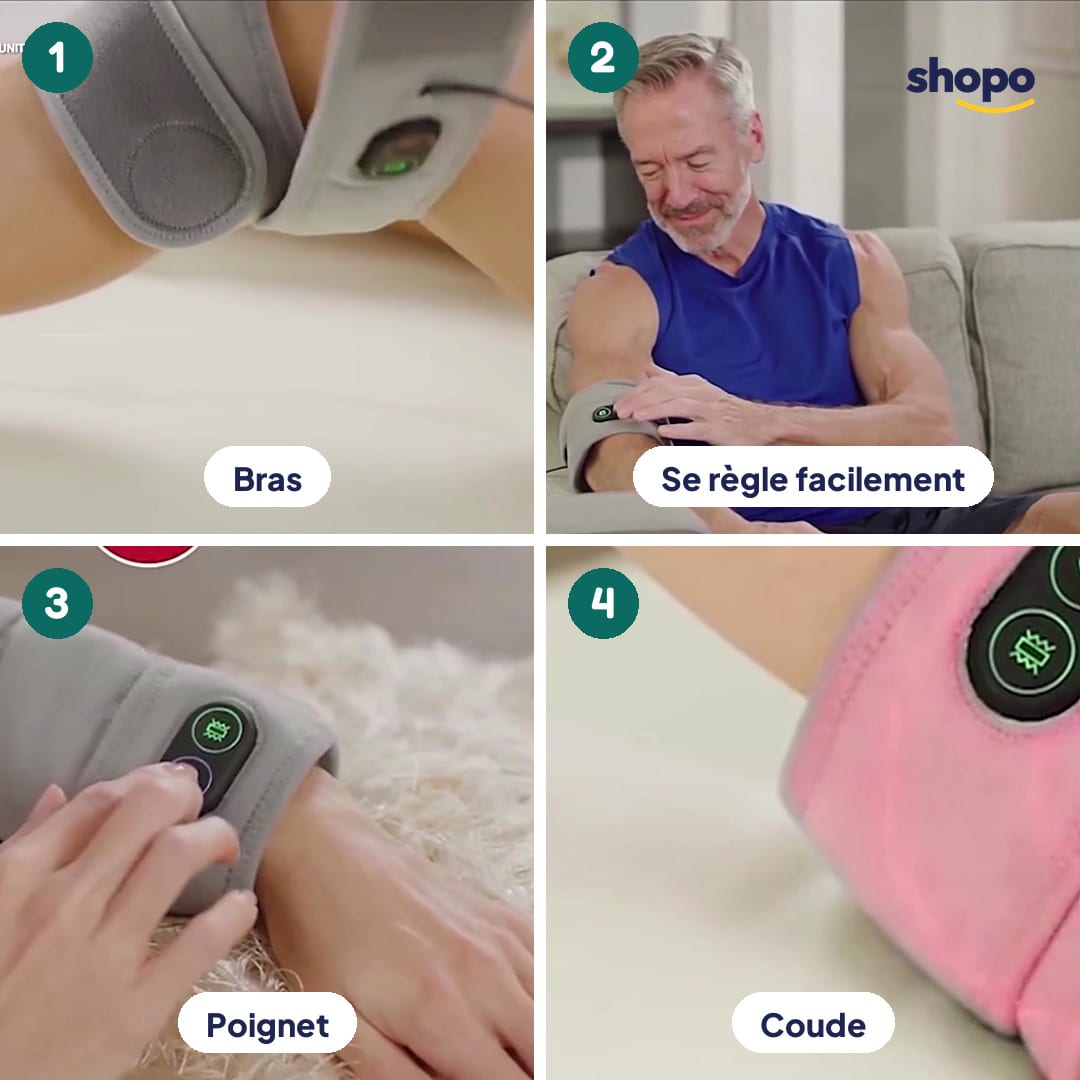 Flexi Wrap : enveloppe chauffante et massante, pack de 2, photo 3