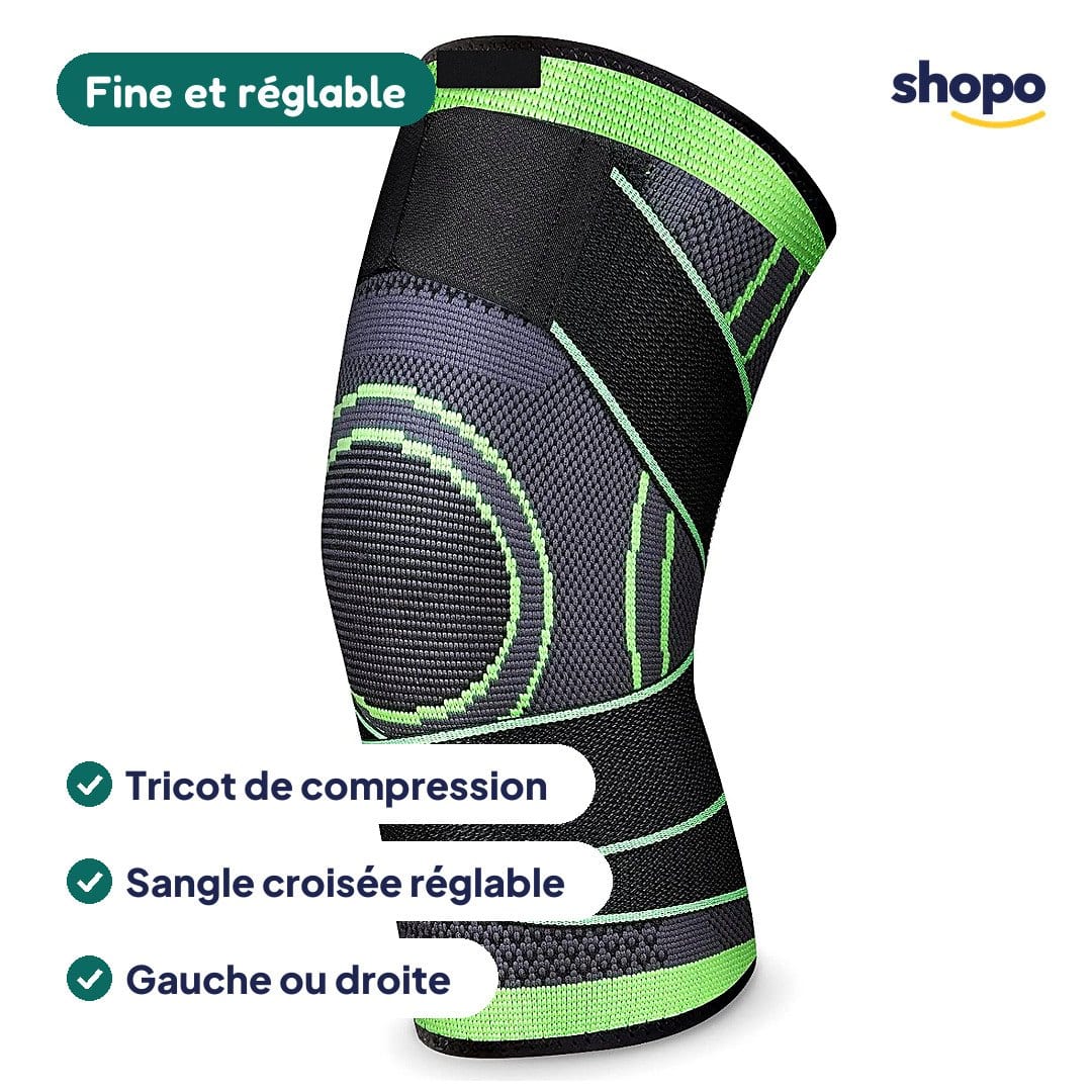 Genouillère de compression à sangle croisée, photo 2