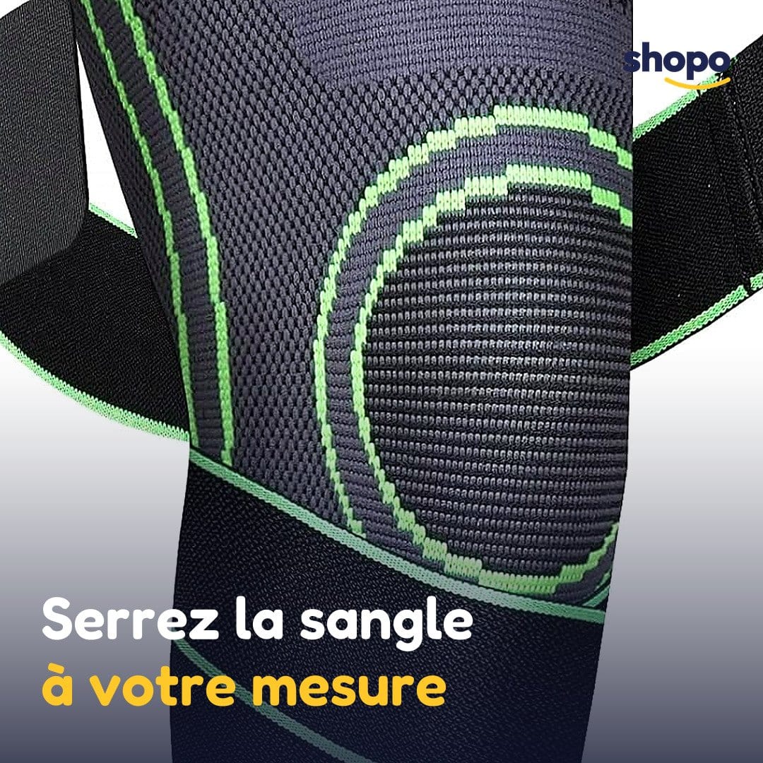 Genouillère de compression à sangle croisée, photo 5