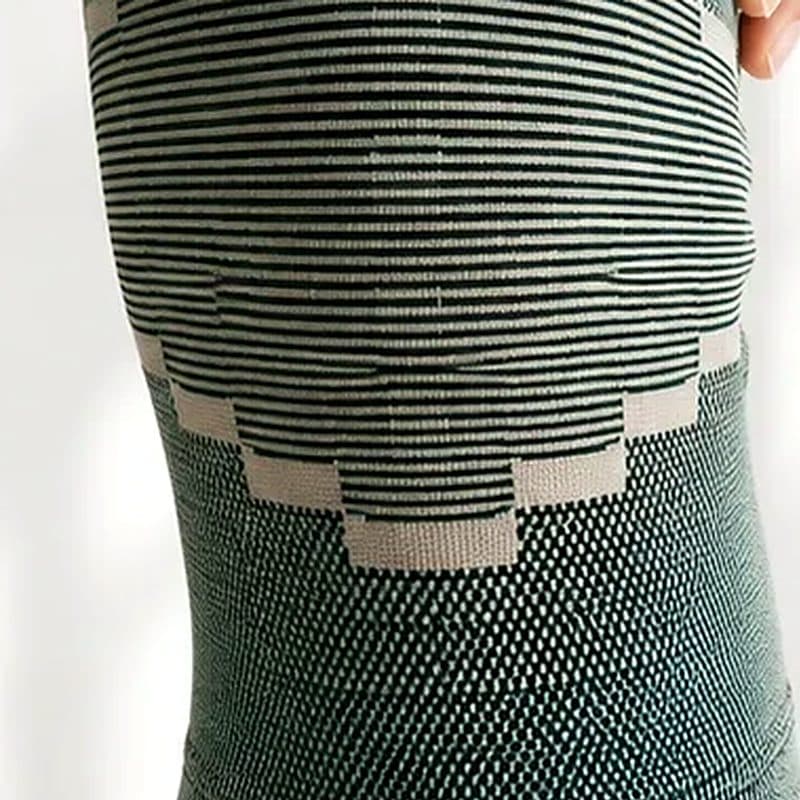 Maille verte et grise