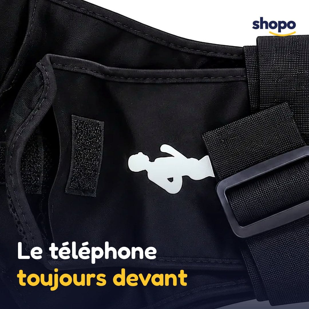 Gilet de running léger avec poche téléphone, photo 4