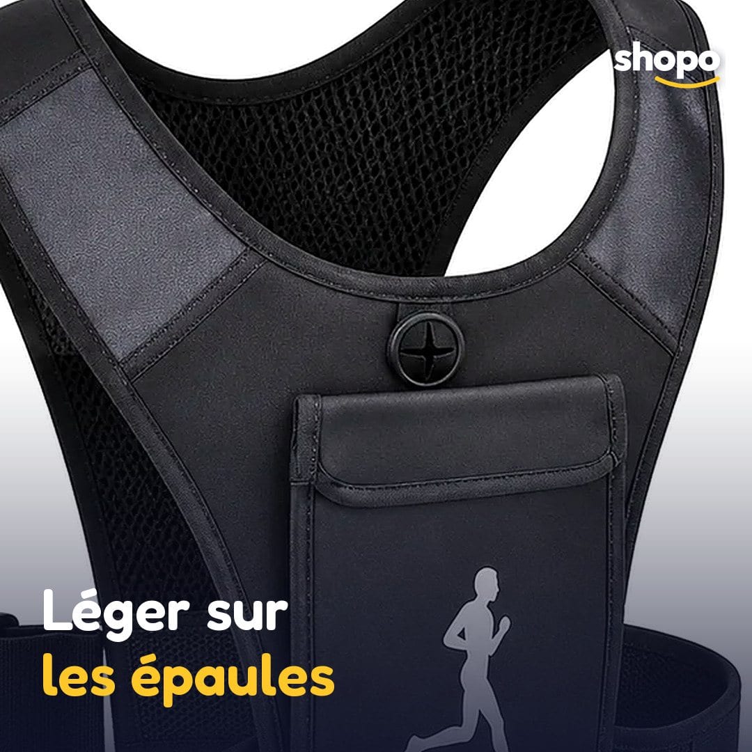 Gilet de running léger avec poche téléphone, photo 5