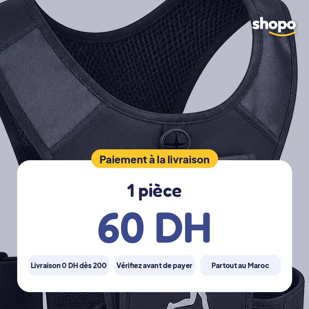Gilet de running léger avec poche téléphone, photo 6