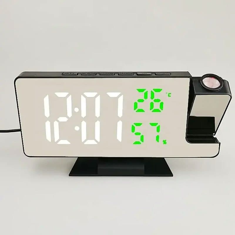 Affichage LED blanc et vert
