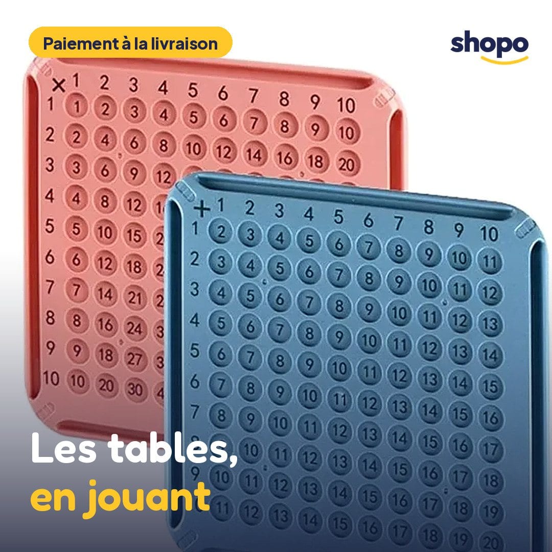 Jeu de table de multiplication pour enfant, photo 1