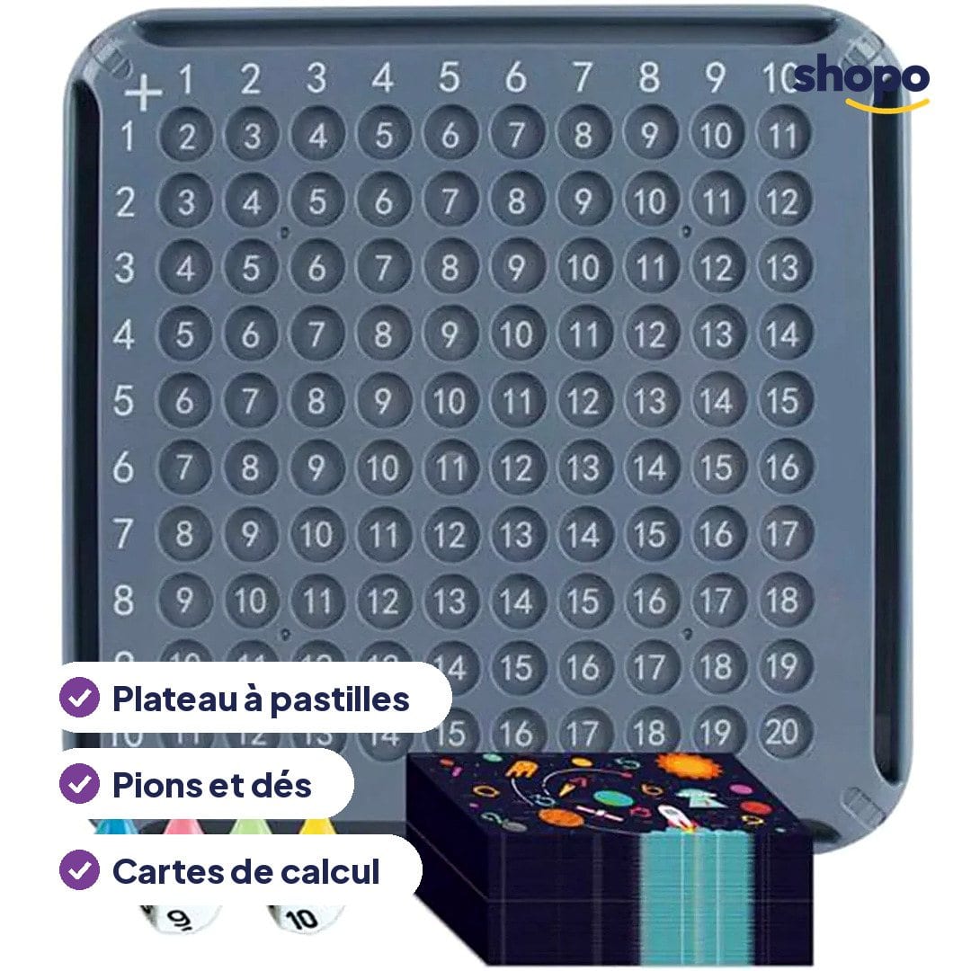 Jeu de table de multiplication pour enfant, photo 2