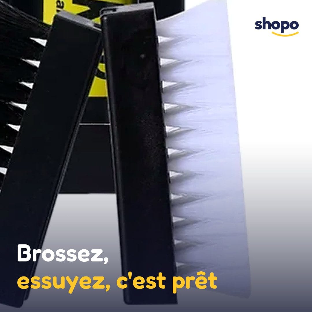 Kit nettoyage baskets : mousse 150 ml, 2 brosses et serviette, photo 5