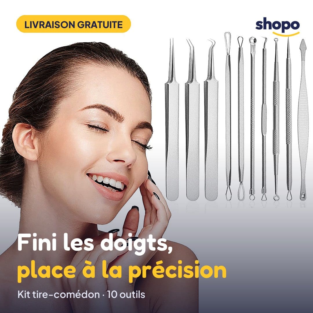 Kit tire-comédon 10 pièces, photo 1