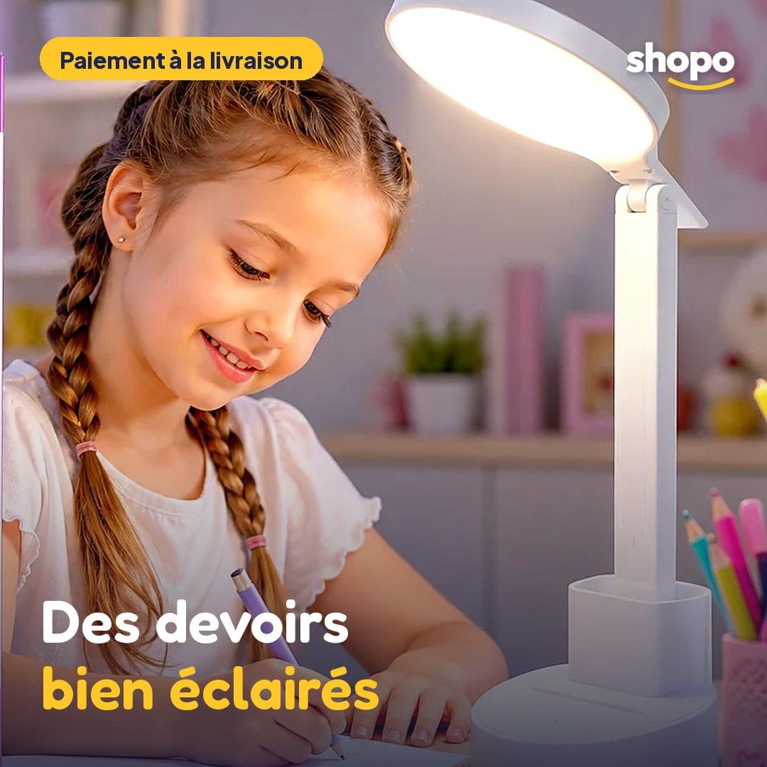 Lampe de bureau LED blanche pour enfant, photo 1