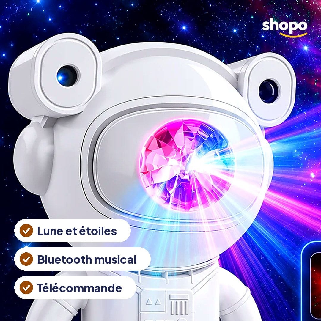 Lampe projecteur astronaute ciel étoilé, Bluetooth, photo 2