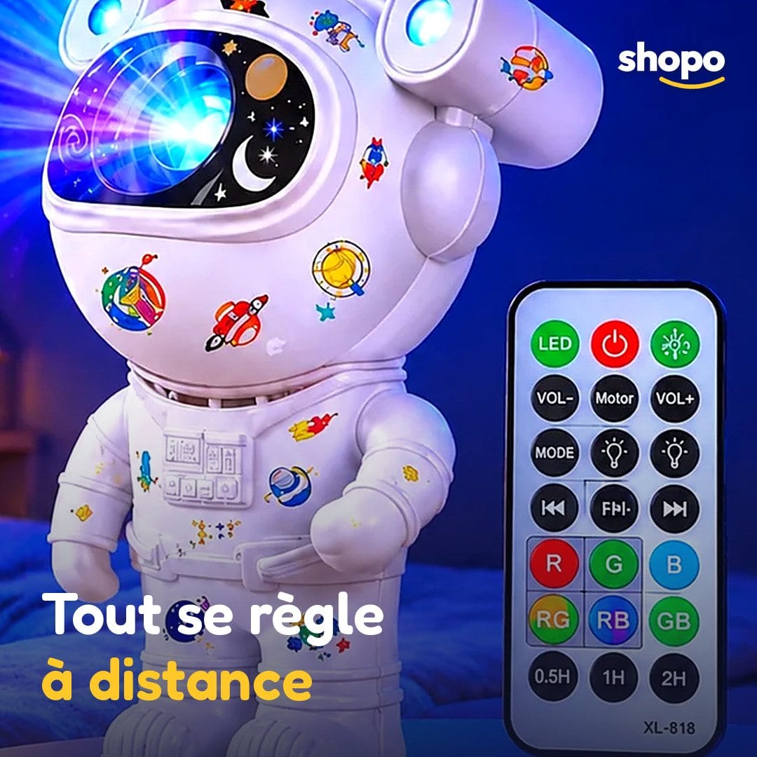Lampe projecteur astronaute ciel étoilé, Bluetooth, photo 4