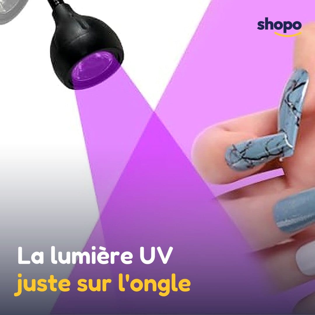 Mini lampe UV à pince pour ongles, photo 2