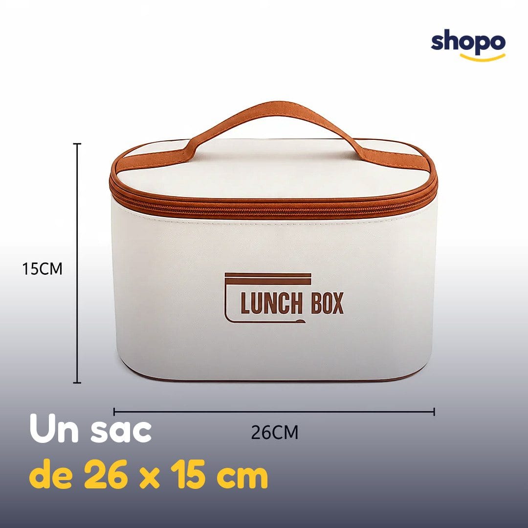 Lunch box 4 boîtes avec sac et couverts, photo 5