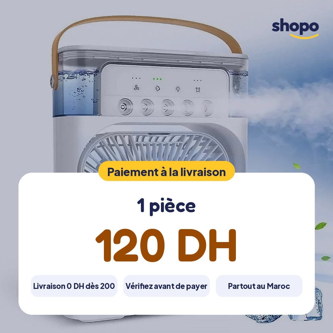 Mini climatiseur portable à réservoir d'eau, photo 6
